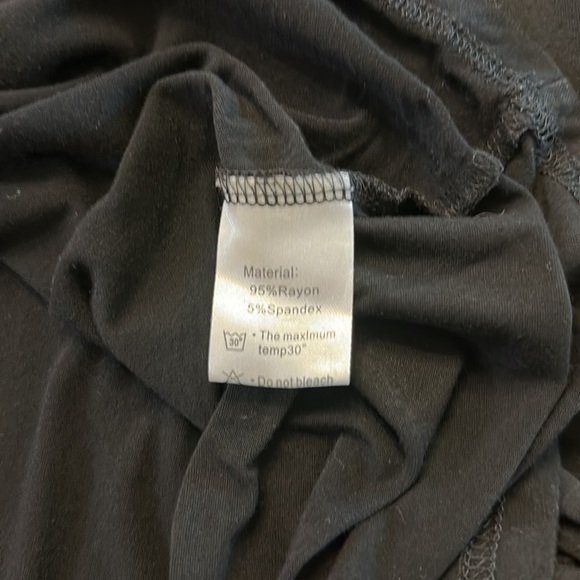 Korsis from Amazon black rayon/spandex blend, excellent condition, size XL - Picture 5 of 6